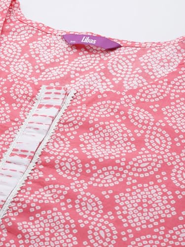 Plus Size Womens Printed Cotton Straight Kurta With Trousers and Dupatta - Authentic Plus Clothing | UrbanThreads - Image 5