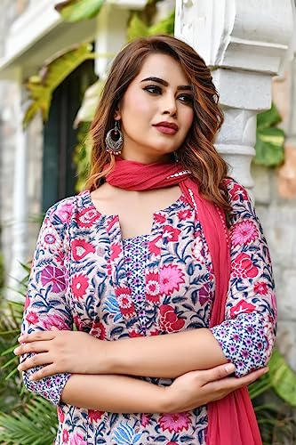 Leriya Fashion Kurta Set with Dupatta for Women | Women Kurta | Women Kurta Sets with Plazo | Women - Authentic Leriya Clothing | UrbanThreads - Image 5