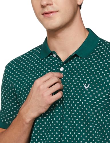 Allen Solly Men's Cotton Regular Fit Printed Polo - Image 4