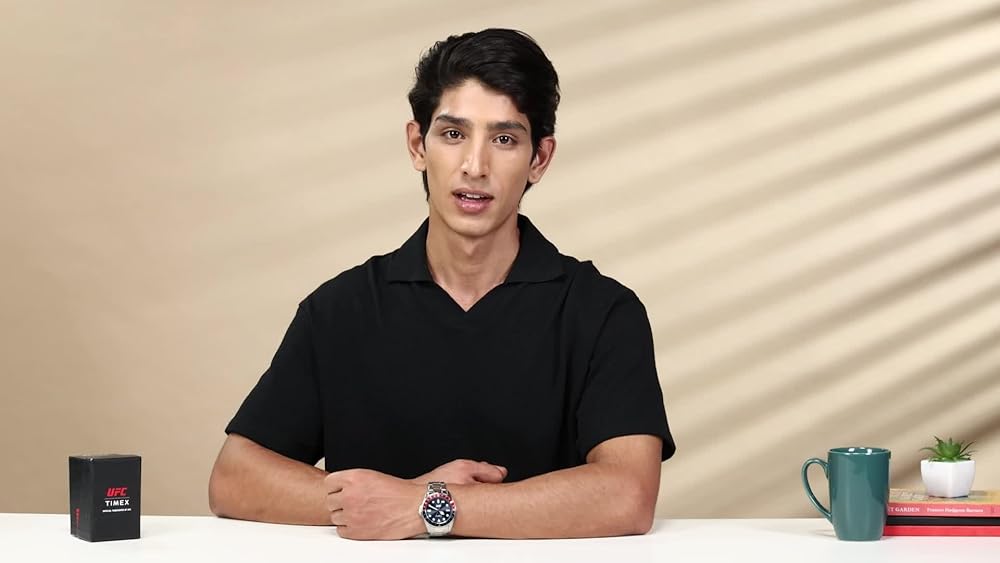 Timex UFC Debut Blue Dial Silver Watch - Image 3