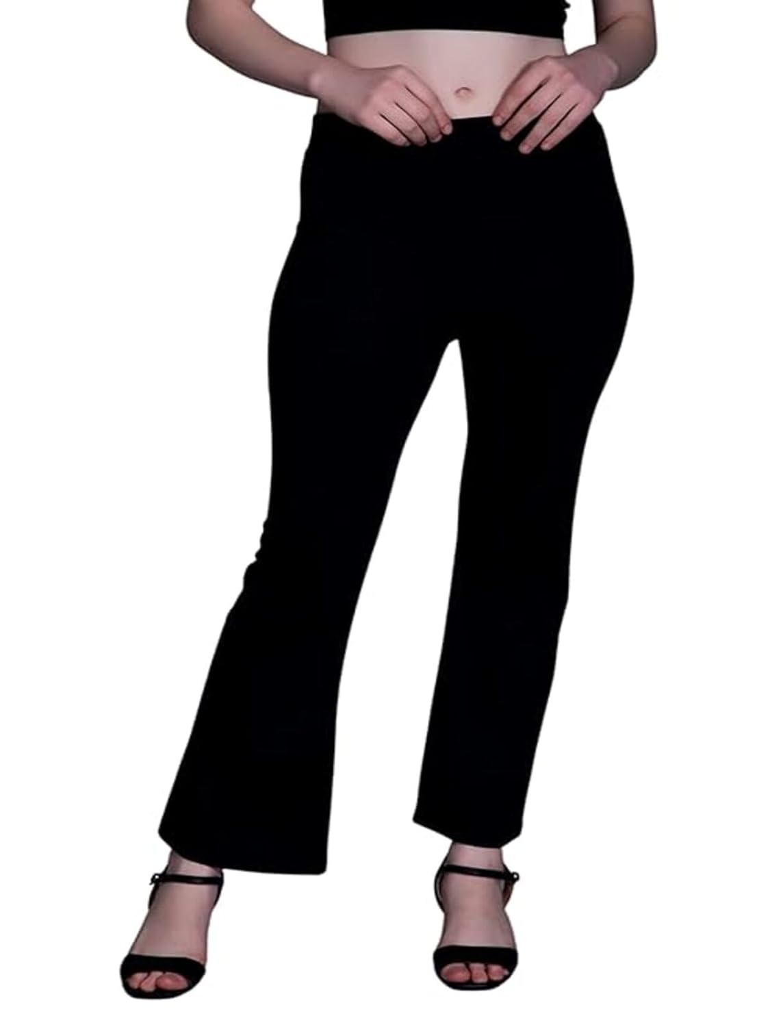 Leriya Fashion Women's Western Stretchable Trousers | Lightweight Lycra Long Trousers for Girls | Sw - Authentic Leriya Fashion | UrbanThreads