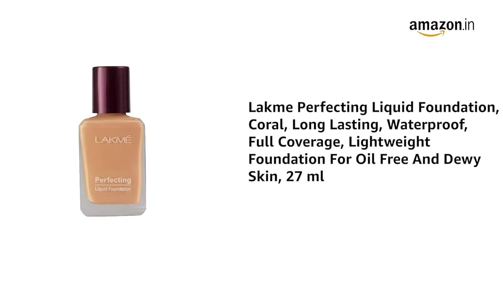 Lakme Perfecting Liquid Foundation Marble Waterproof Oil Free - Image 3