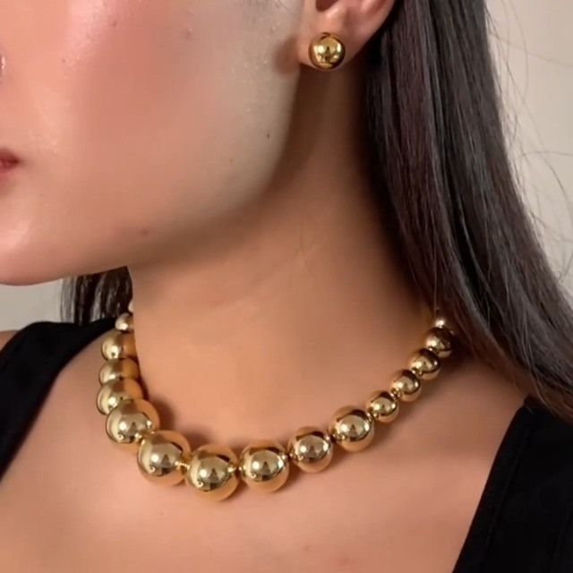 Shining Diva Fancy Earrings Necklace Set for Women - Image 3