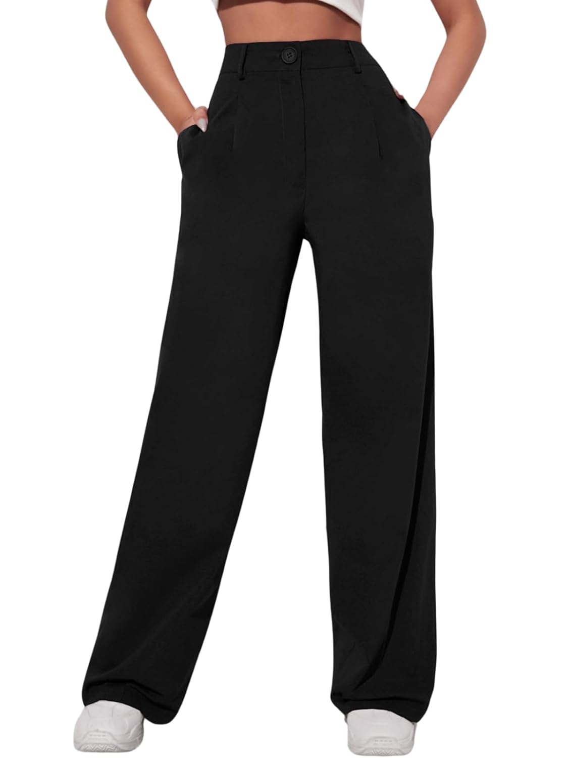 Leriya Fashion Cargo Trousers for Women – Korean Style Flared Pants with Pockets | High Waist Parach - Authentic Leriya Clothing | UrbanThreads