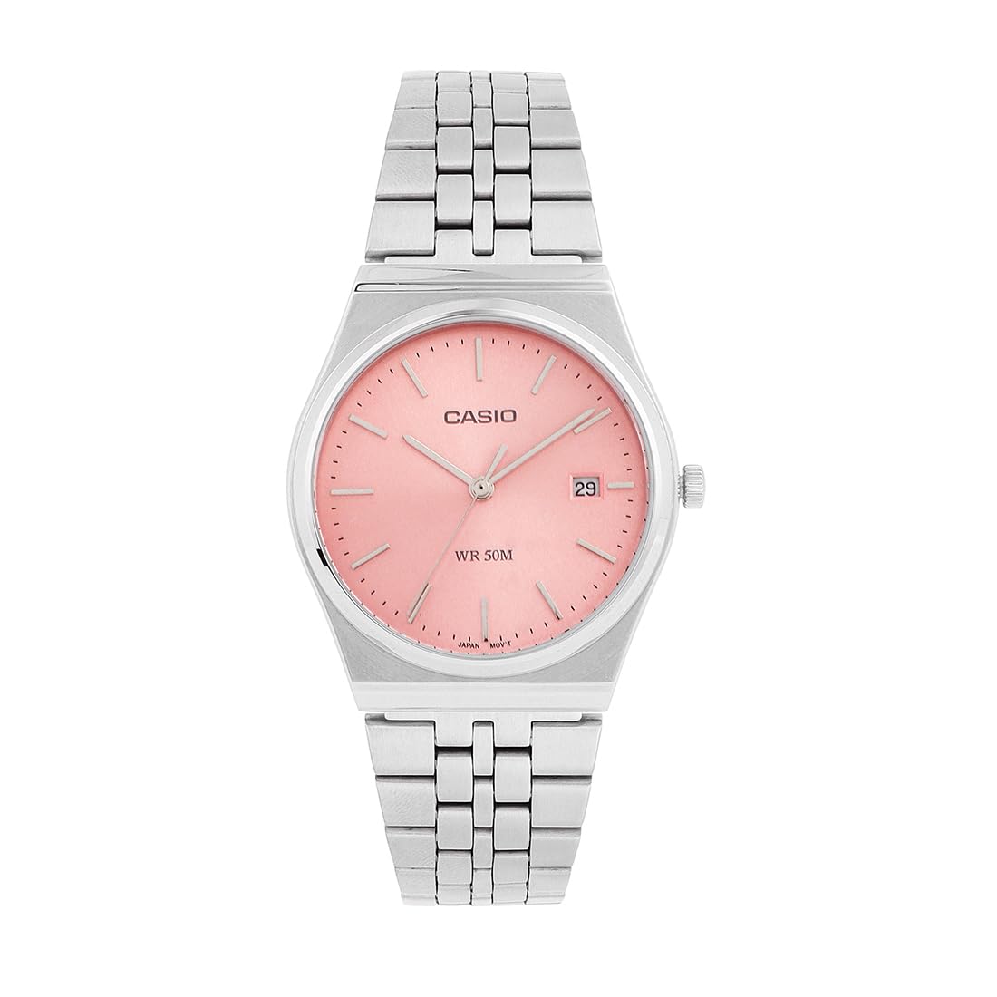 Casio Enticer Pink Dial Watch