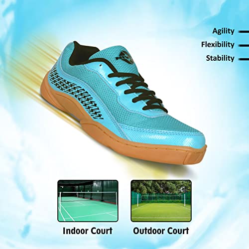 Nivia Flash 2.0: Blue Badminton & Court Shoes for Men | UrbanThreads - Image 5