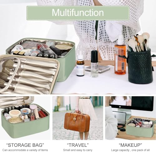 WEMOL Polyester Travel Cosmetic Organizer Bag with Pouch - Image 4