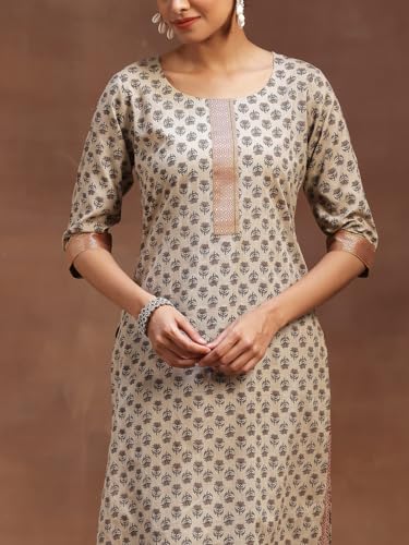 Libas Printed Cotton Kurta Palazzo Set | UrbanThreads.in - Image 4