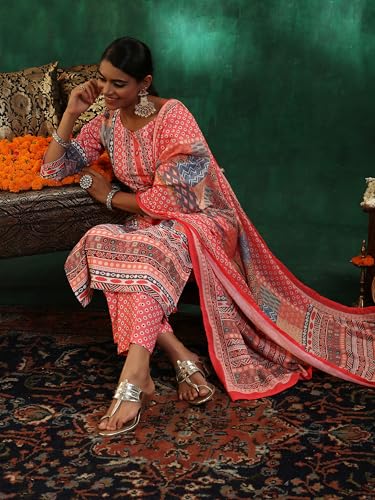 Floral Linen Kurta Set: Vibrant Style & Effortless Comfort | UrbanThreads - Image 3