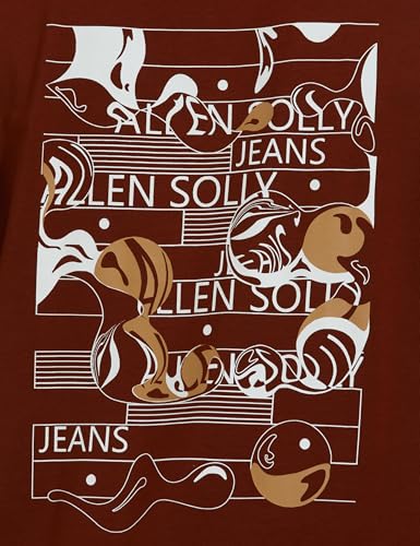 Allen Solly Men Cotton Regular Fit Drop Shoulder T-shirt - Image 4