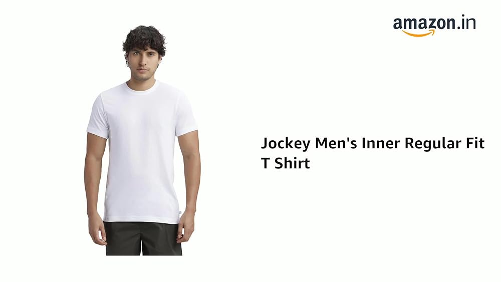 Jockey MC06 Men's Combed Cotton Sleeved Regular Fit T-Shirt - Image 3
