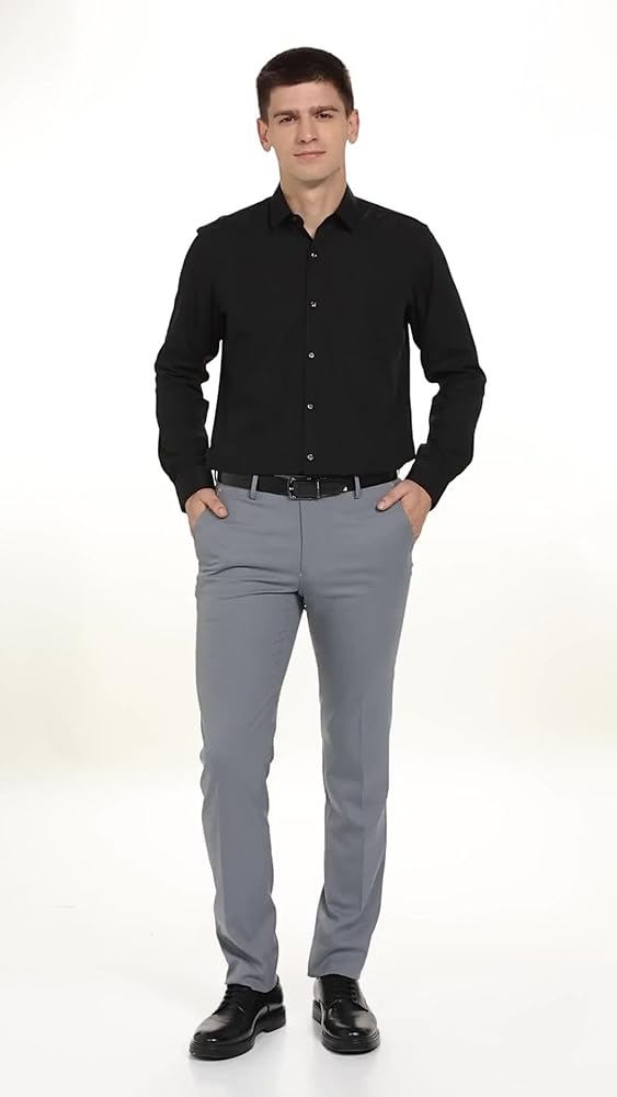 Peter England Men Mid Rise Neo-Slim Formal Trouser - Image 3