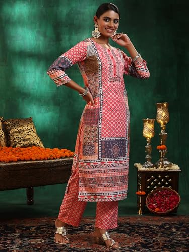 Floral Linen Kurta Set: Vibrant Style & Effortless Comfort | UrbanThreads - Image 4