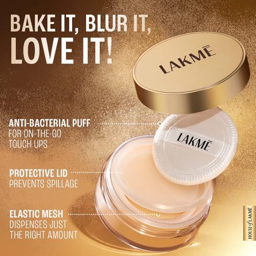 Lakme 9to5 Double Duty Bake & Blur Setting Powder 10gm - Image 5