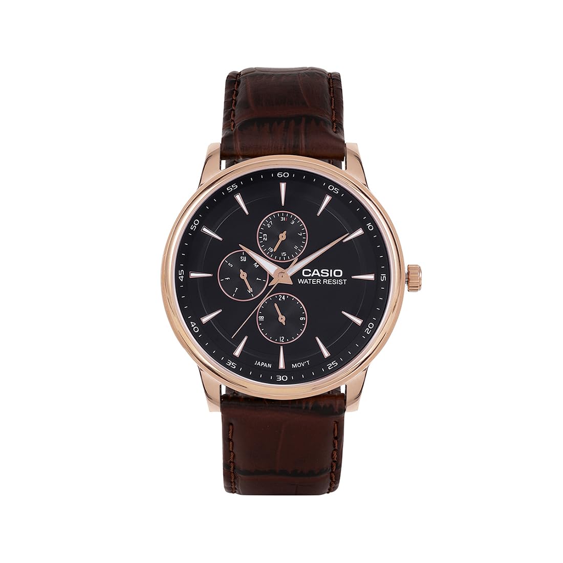 Casio Enticer MTP-SN3KRL-1A Black Dial Watch