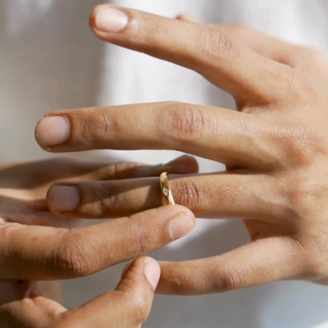 ZAVYA 925 Sterling Silver Gold Plated CZ Men's Ring - Image 3