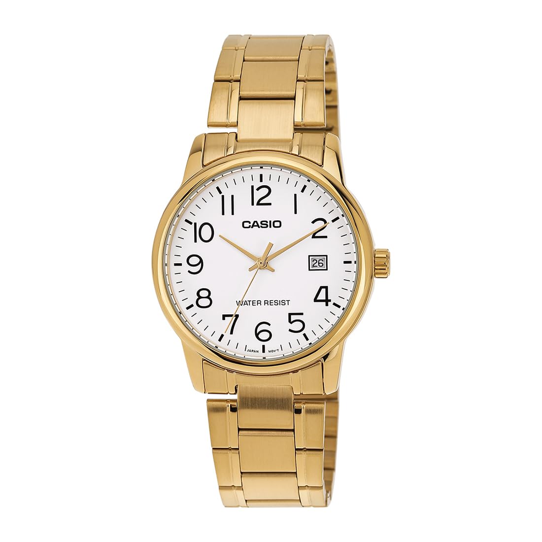 Casio Enticer Gold & White Analog Watch