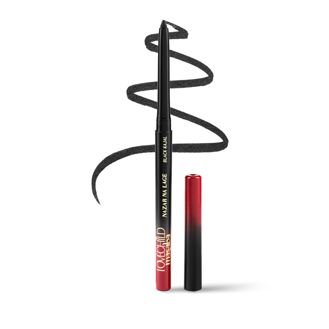LoveChild Masaba Kajal Pencil Coal Black Matte Smudge-proof Waterproof