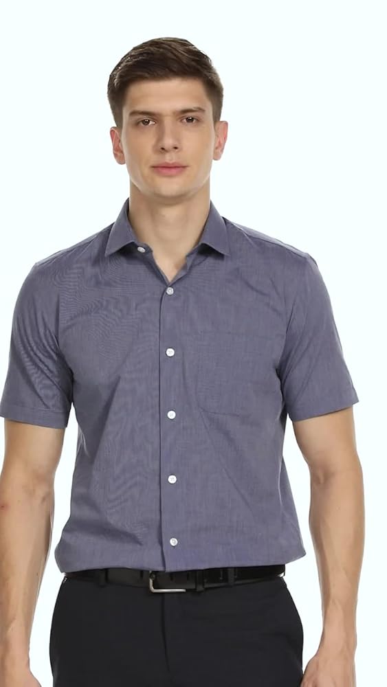 Peter England Men's Cotton Regular Fit Shirt - Image 3