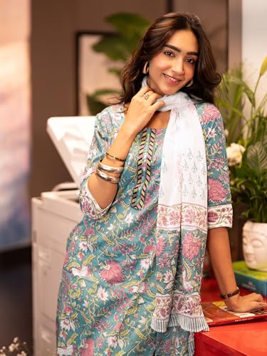 Libas Printed Cotton Kurta Set - Stylish Ethnic Wear | UrbanThreads - Image 4