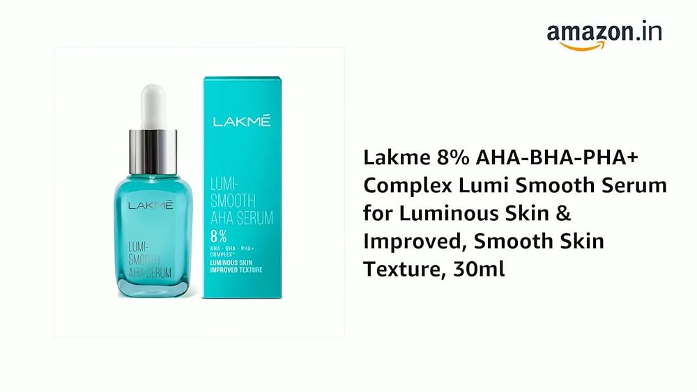 Lakme Lumi Smooth Serum 8% AHA - BHA - PHA+ 30 ml - Image 3