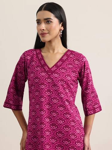 Libas Women's Cotton Kurta Set - Authentic Libas Clothing | UrbanThreads - Image 5