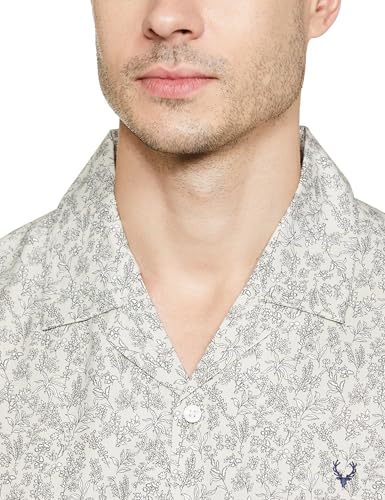 Allen Solly Men's Cotton Classic Fit Resort Collar Shirt - Image 4