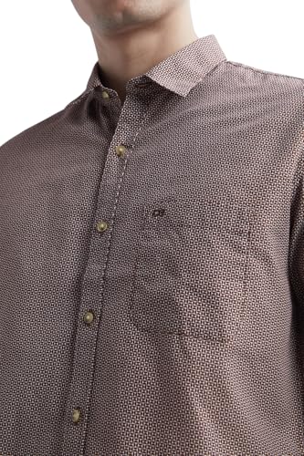 Peter England Men Cotton Solid Slim Fit Shirt - Image 5