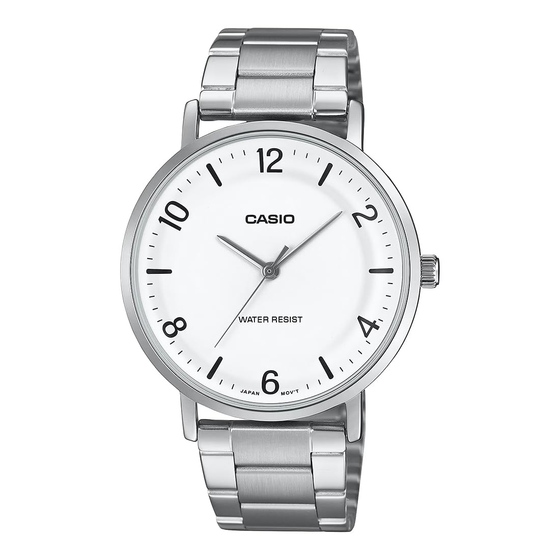Casio Enticer White Dial Watch for Men