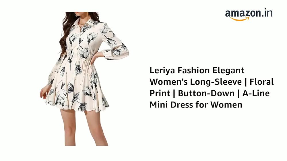 Leriya Fashion Summer Dress for Women – Short One Piece A-Line Midi Dress | Lightweight Vacation Wea - Authentic Leriya Clothing | UrbanThreads - Image 3