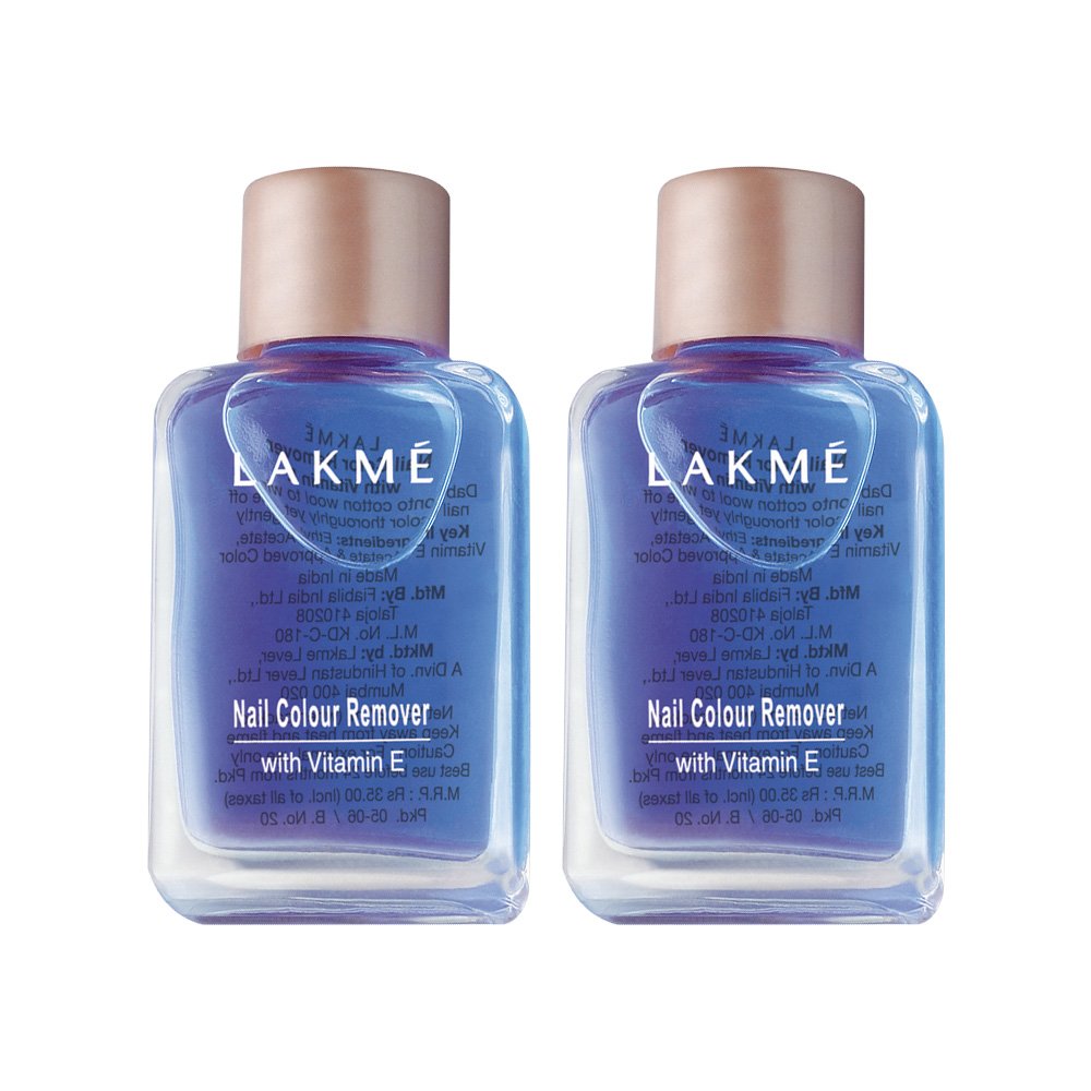 Lakmé Nail Color Remover 27ml Pack of 2