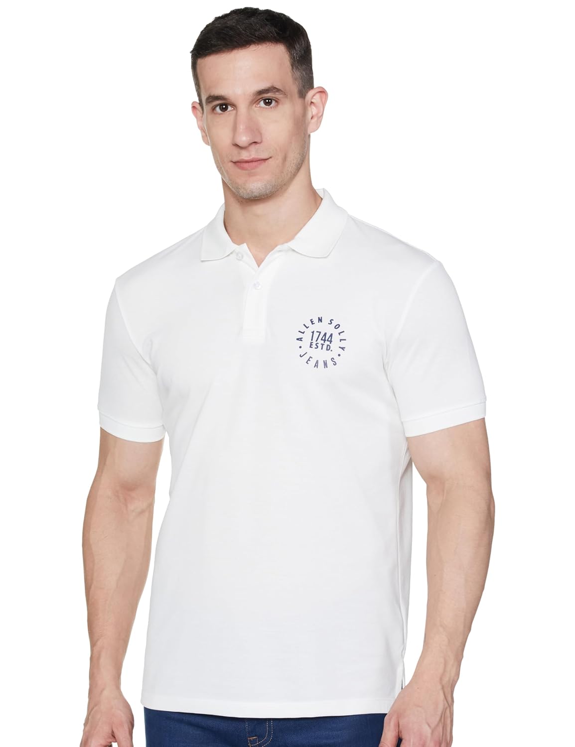 Allen Solly Men's Regular Fit 100% Cotton Polo
