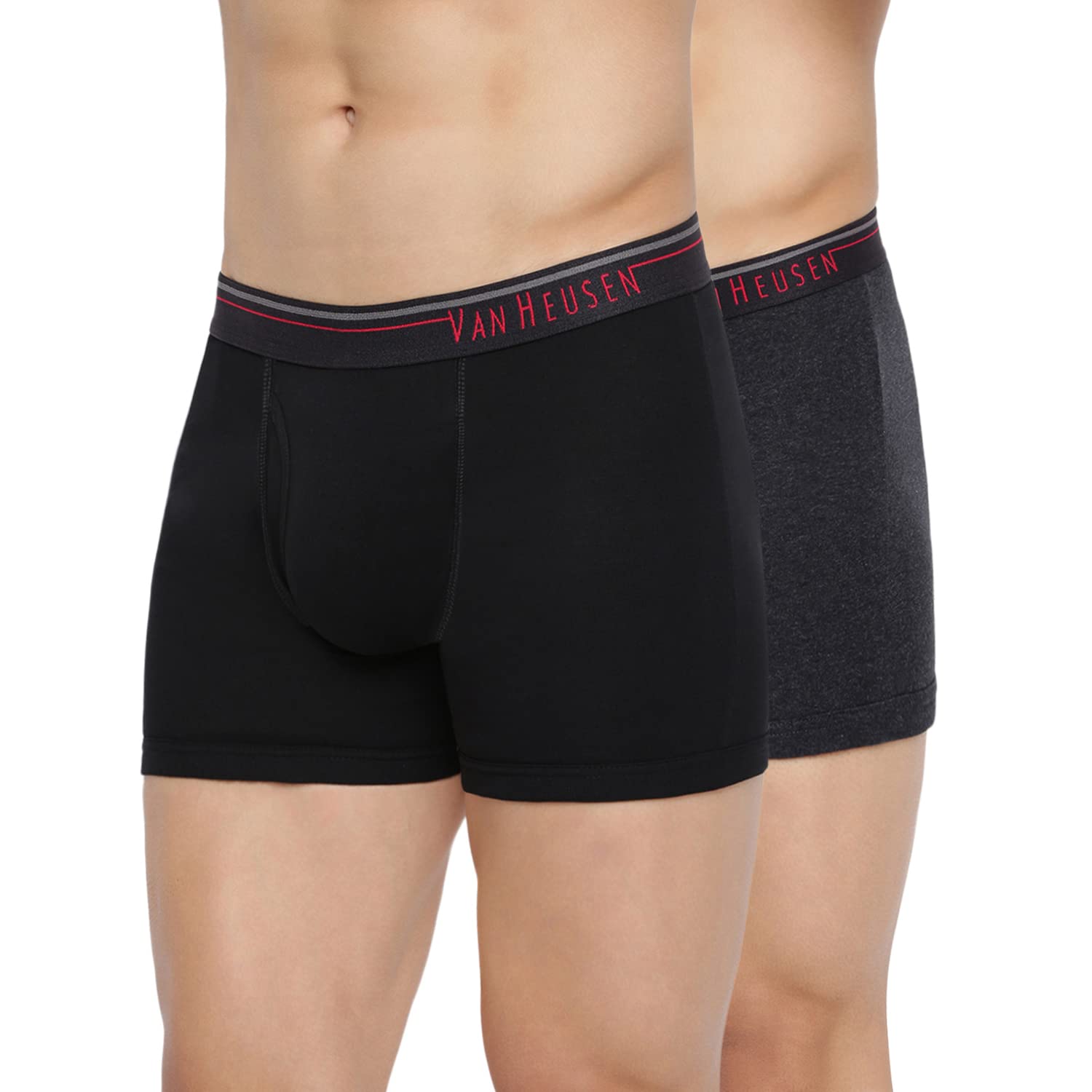 Van Heusen Men Boxer Briefs 100% Combed Cotton Pack of 2