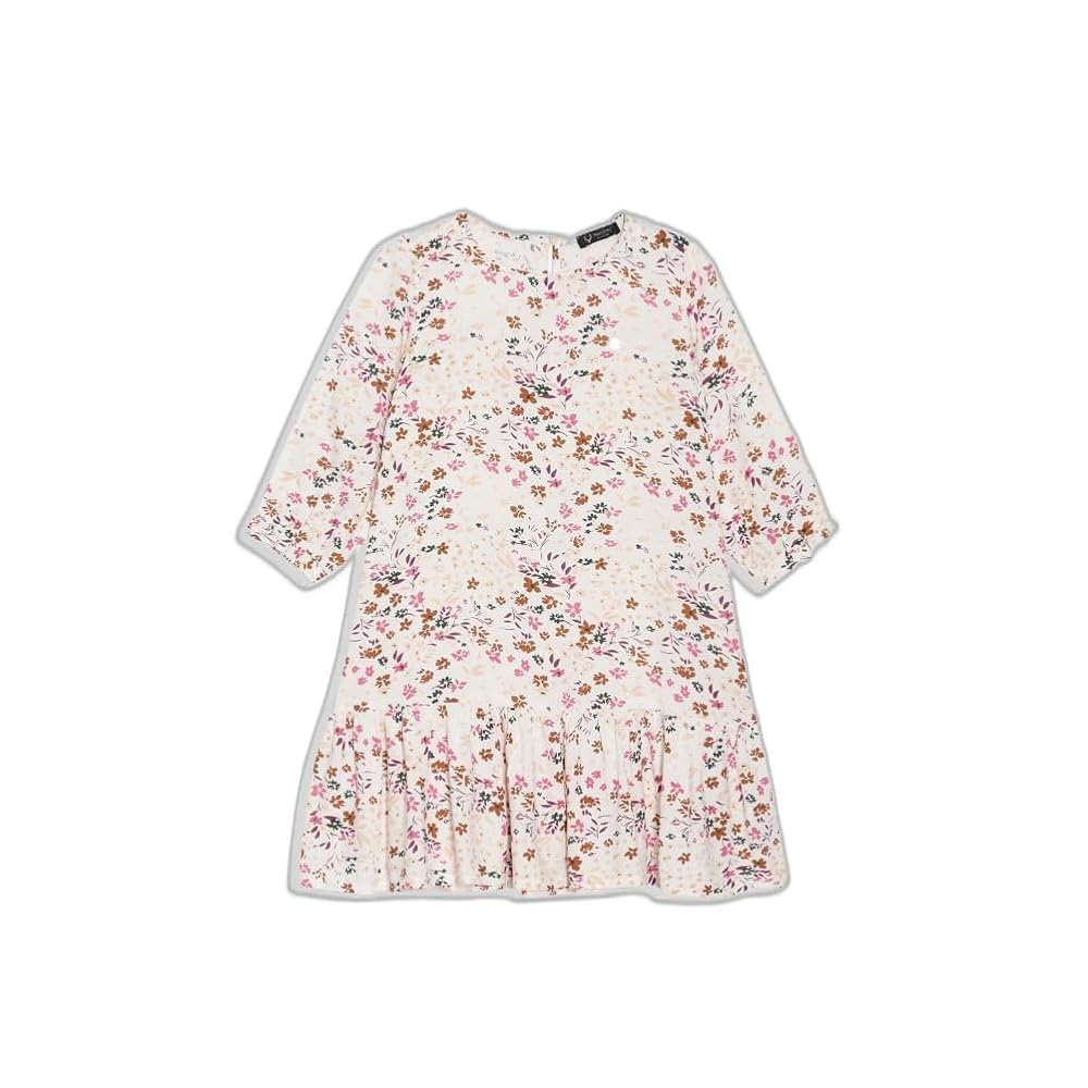 Allen Solly Girl's Cotton Knee-Length Dress - Image 5
