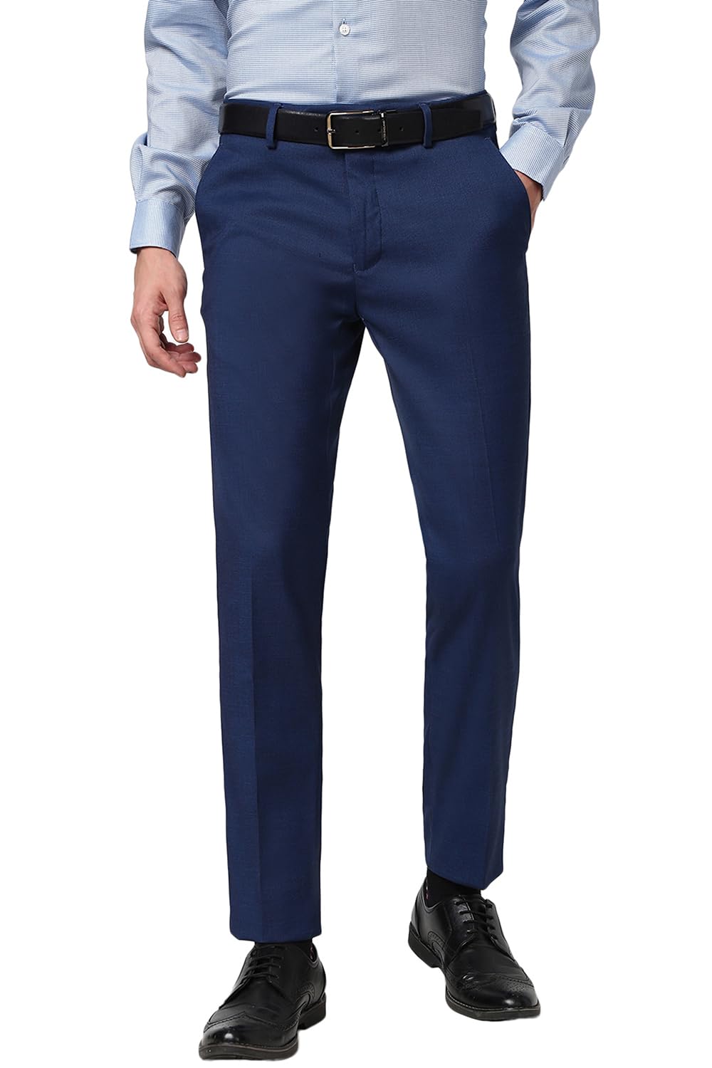 Peter England Formal Trousers Cross Pocket Style
