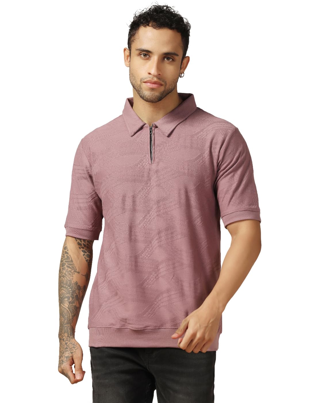 Leriya Fashion Mens t Shirt | Textured t Shirts for Men| Oversized t-Shirt for Men - Authentic Leriya Clothing | UrbanThreads