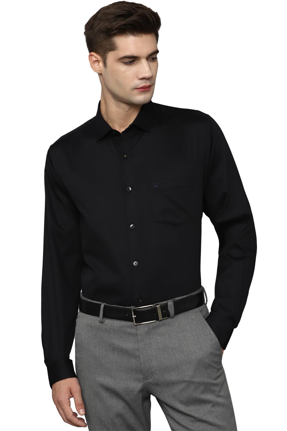 Allen Solly Men Cotton Solid Regular Fit Shirt