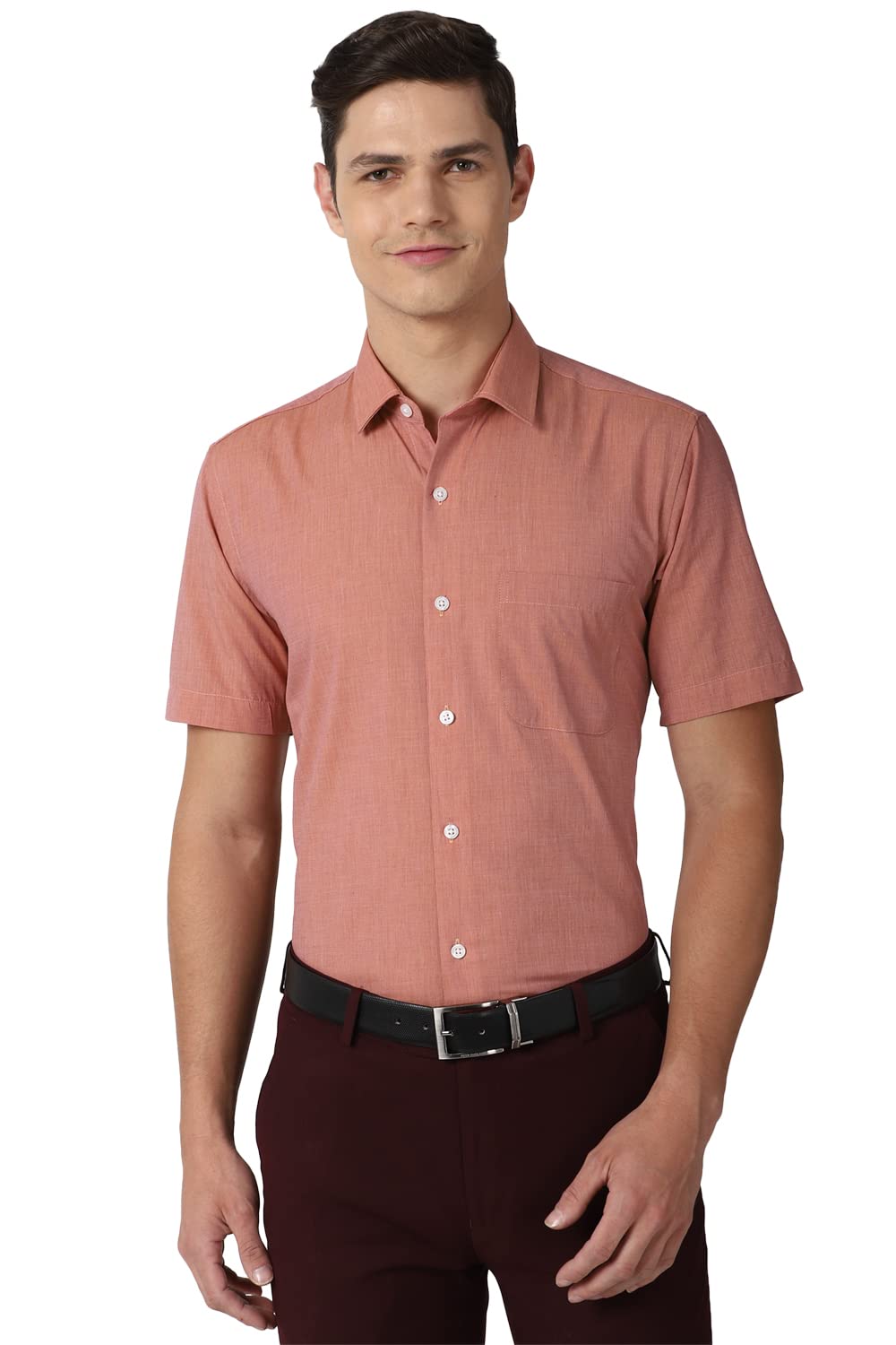 Peter England Men's Cotton Regular Fit Shirt