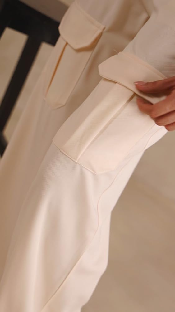 Leriya Fashion Women's Loose High Rise Trouser | High-Waist Korean Pants | Formal Track Pant | Cargo - Authentic Leriya Clothing | UrbanThreads - Image 4