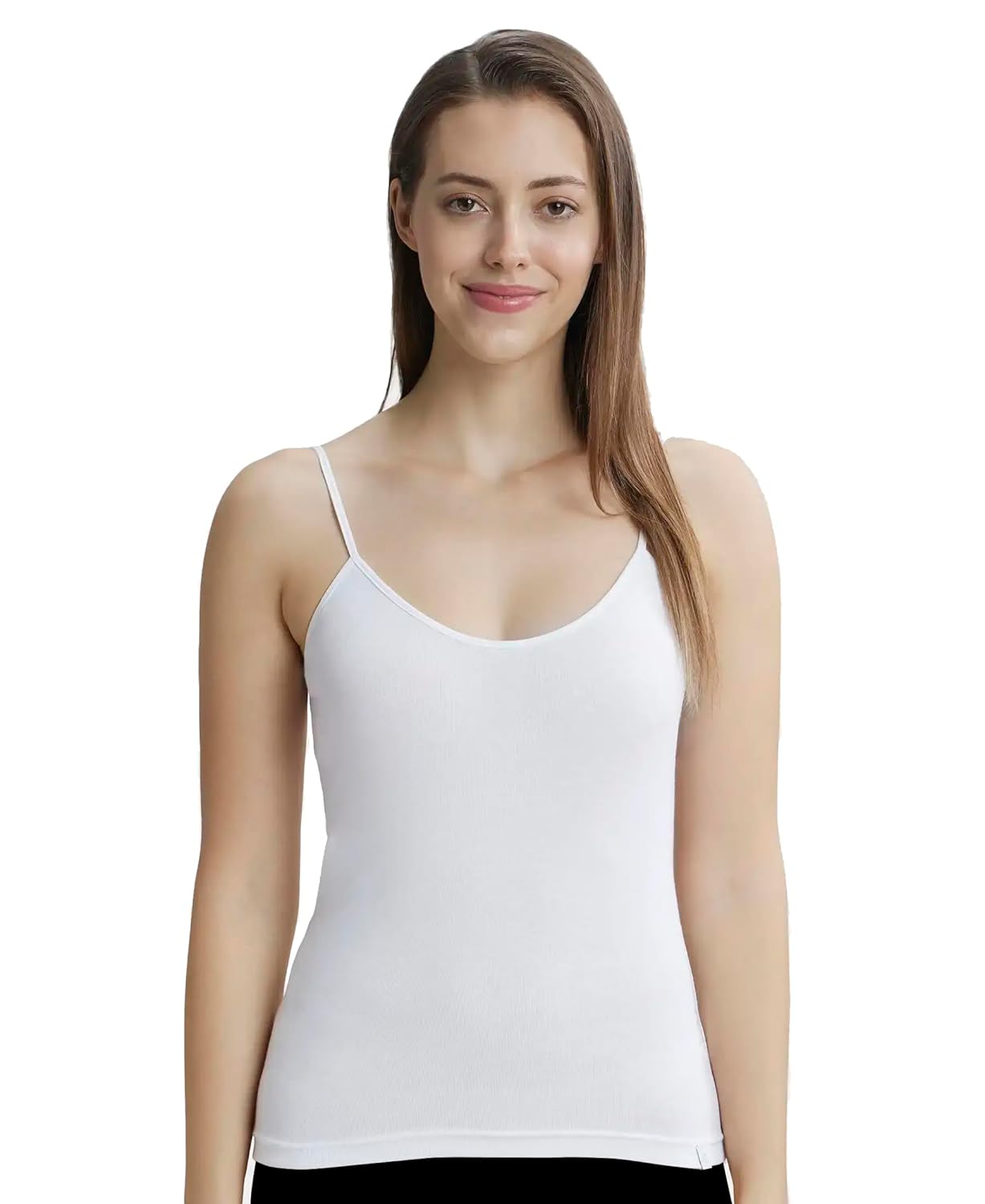 Jockey Women's Super Combed Cotton Rib Camisole Adjustable Straps