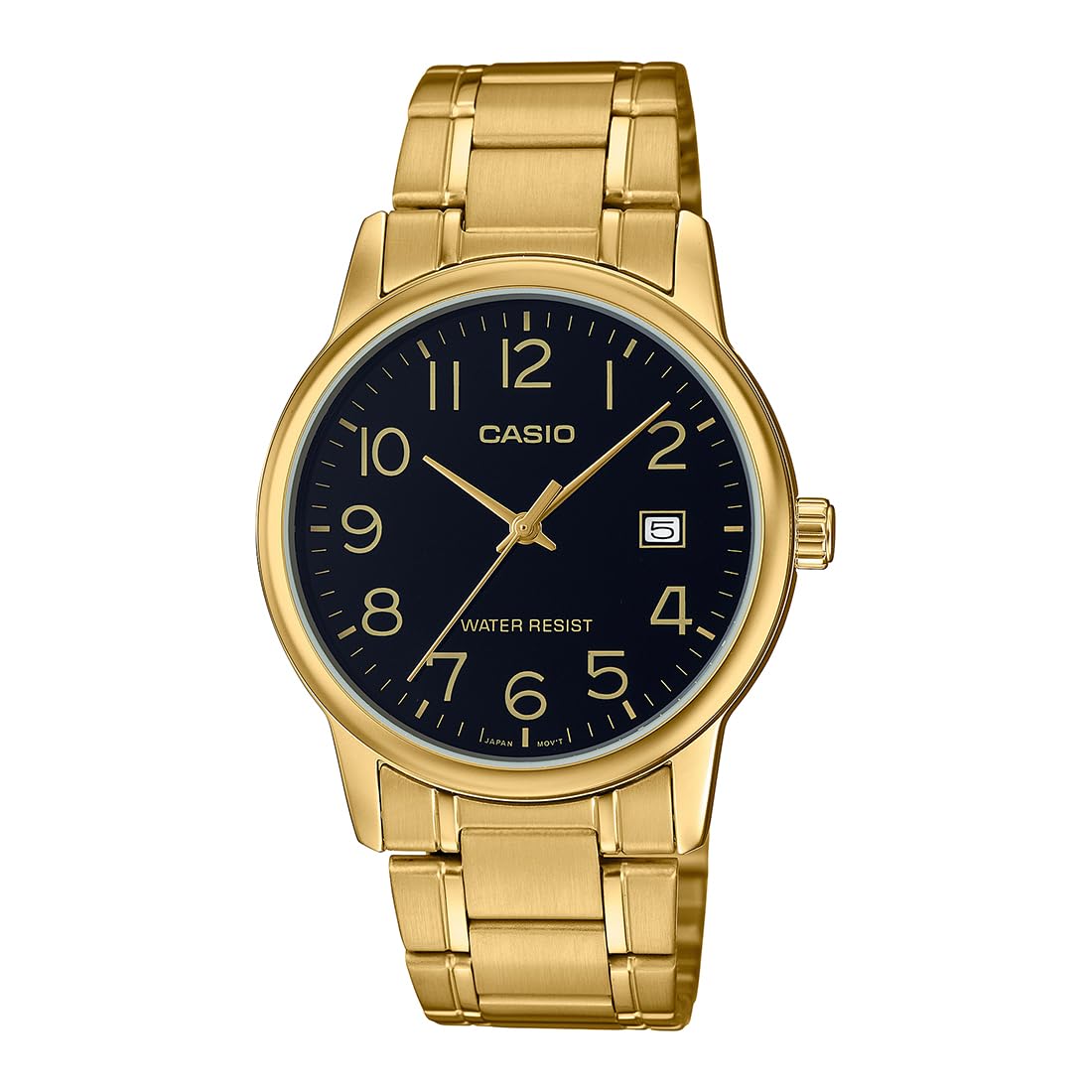 Casio Enticer Gold & Black Analog Watch Men