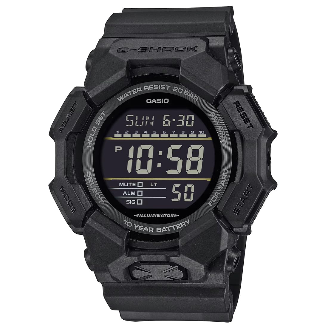 Casio G-Shock GD-010 Black Digital Watch