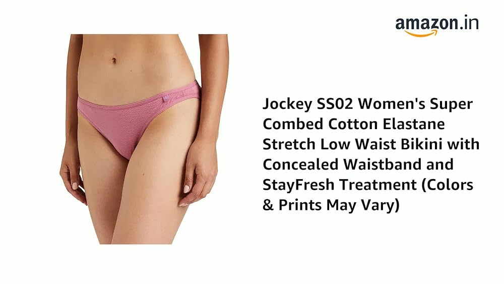 Jockey Women's Super Combed Cotton Stretch Low Waist Bikini - Image 3