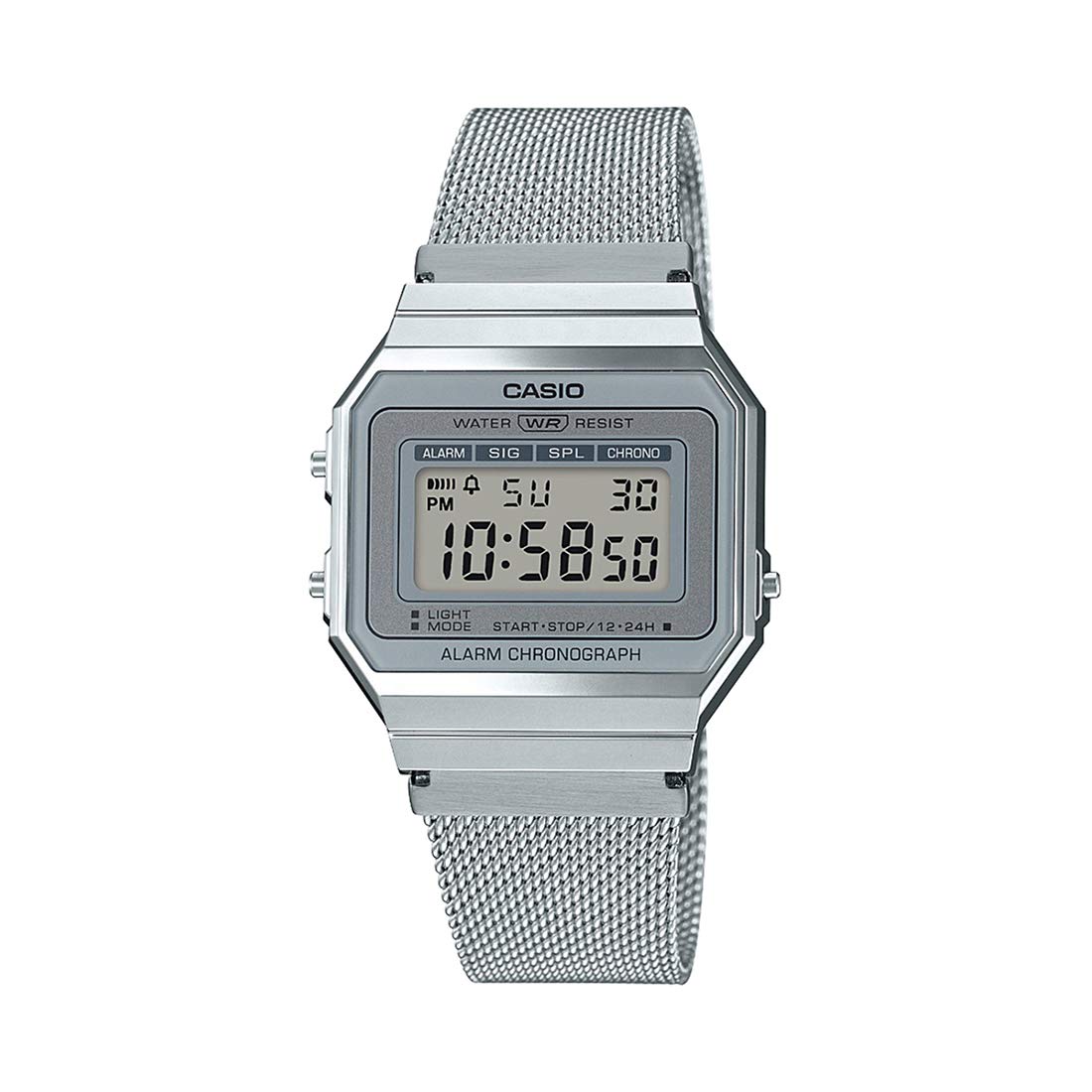 Casio Vintage Silver Digital Watch