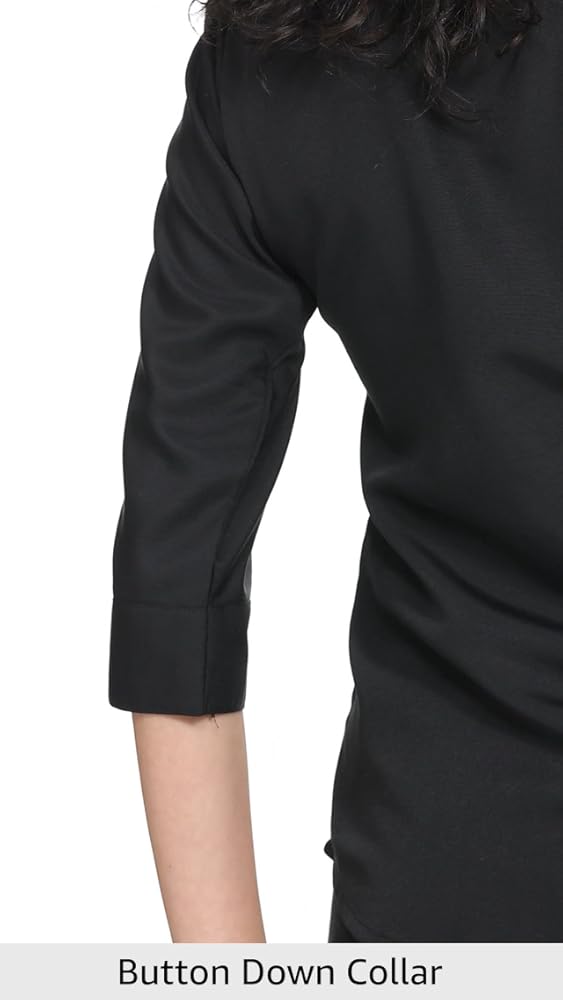 Leriya Fashion Women Crepe Solid Regular Fit Long Tops Oversized Shirt - Authentic Leriya Clothing | UrbanThreads - Image 3