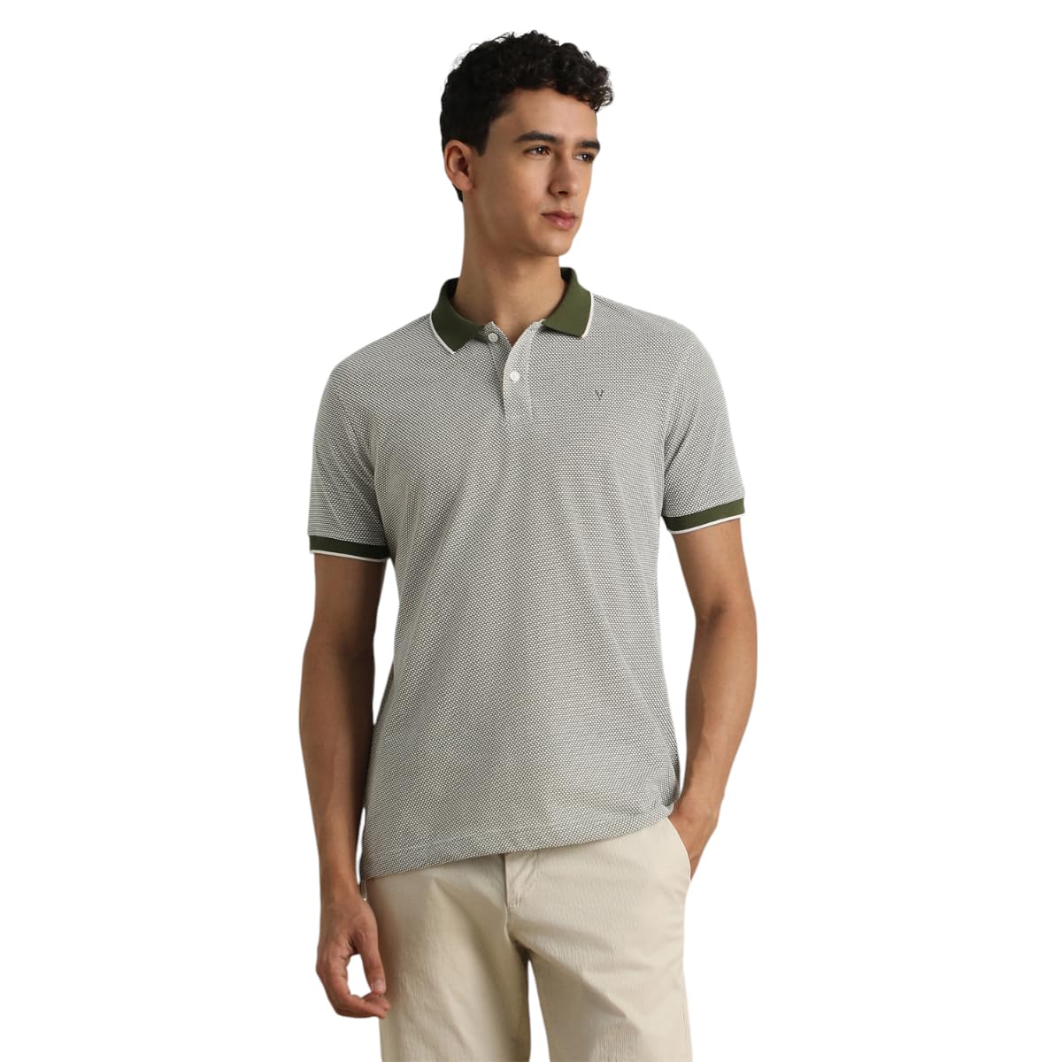 Van Heusen Premium Polo T-Shirt for Men | Quick Dry | Comfort Fit | Breathable Fabric - Authentic Van Clothing | UrbanThreads