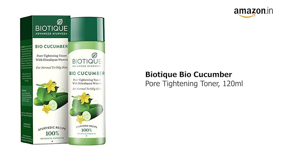 Biotique Cucumber Pore Tightening Toner Ayurvedic - Image 3