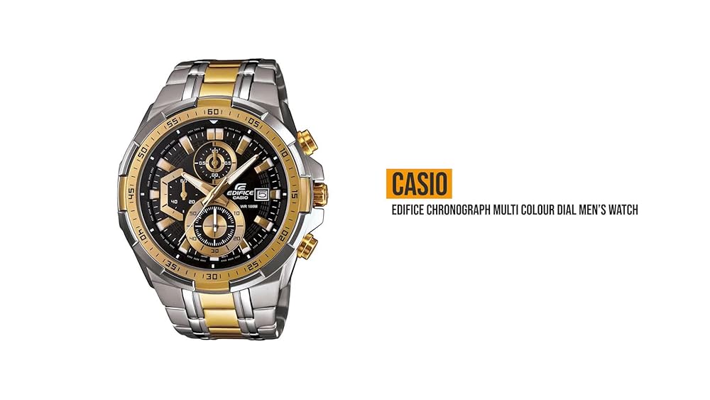 Casio EDifice EFR-539SG-1AVUDF Black Analog Dial Men's Watch - Image 3