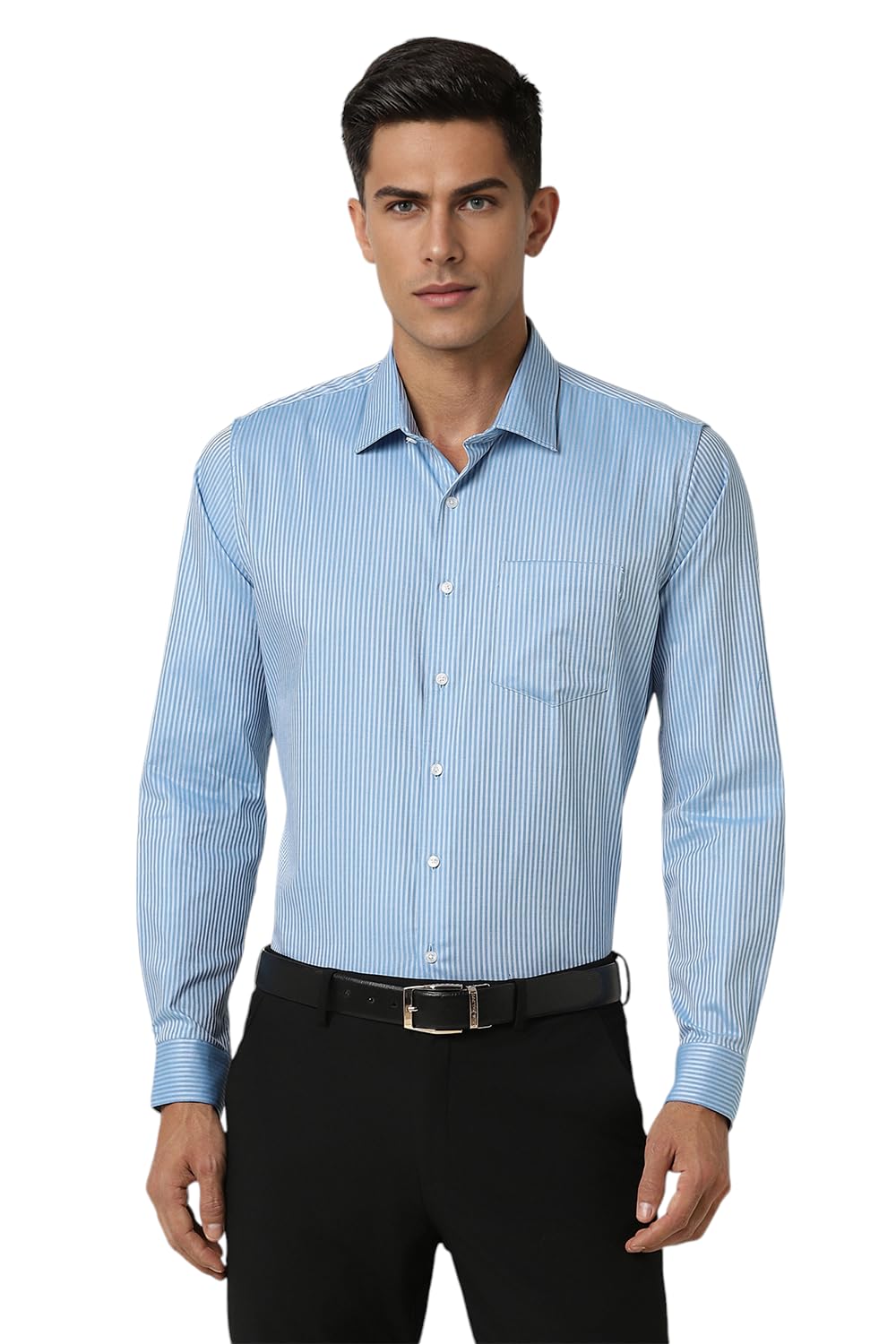 Van Heusen Men's Solid Slim Fit Shirt