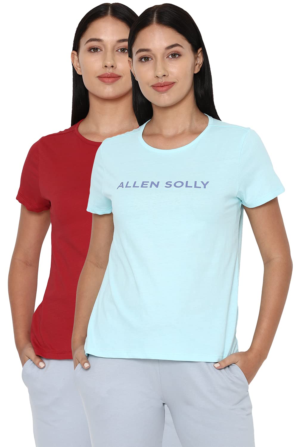Allen Solly Women Cotton Printed Regular Fit T-Shirt